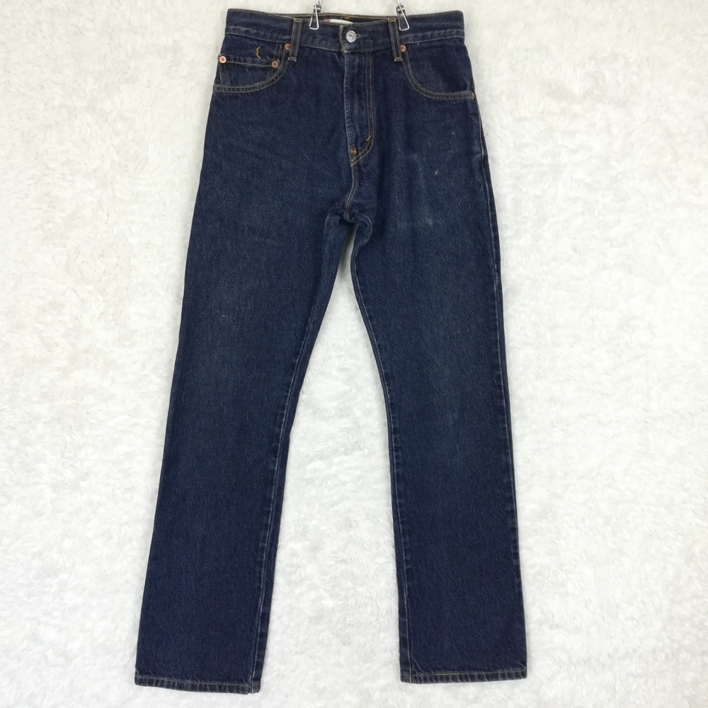 Vtg Levi's Mens Jeans 517 Boot Cut Blue Denim Dark Wash Mid Rise 29x32